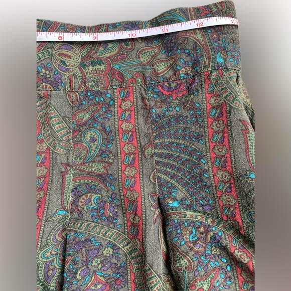 Wide leg, palazzo black culotte pant label size 10, fits like 6/8 OUTBACK RED - Picture 9 of 9